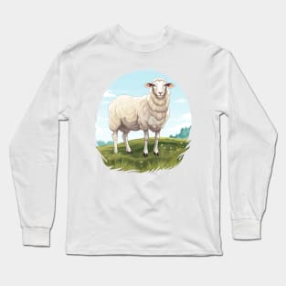 White Sheep Long Sleeve T-Shirt